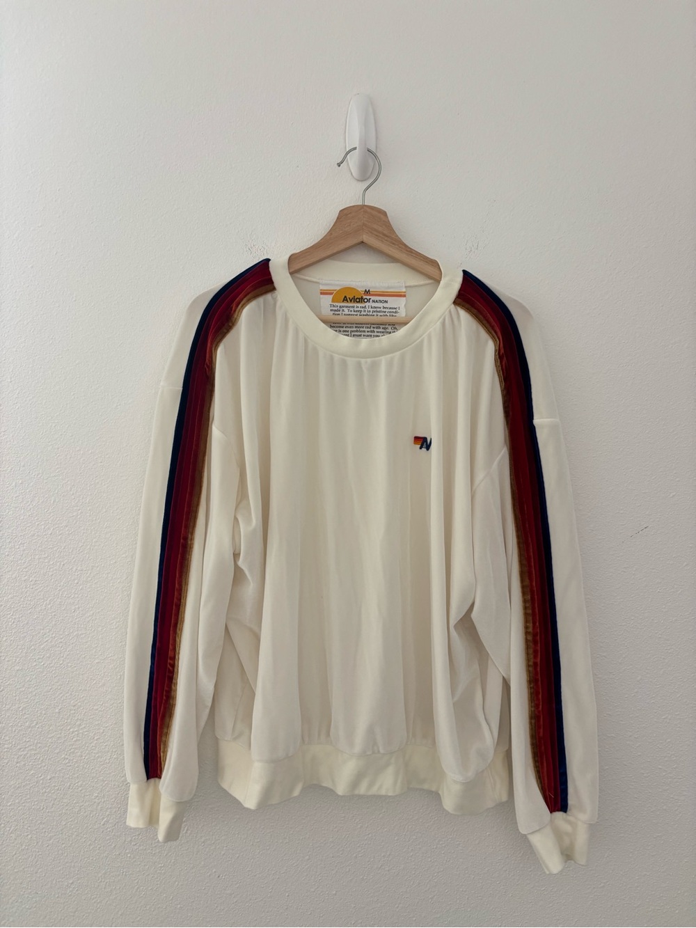 Aviator nation velvet sweatshirt
